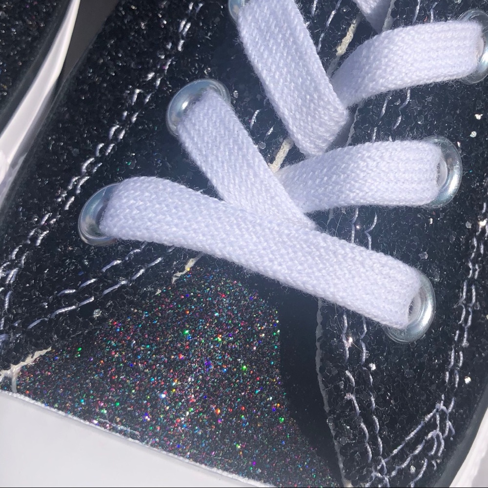 Multi colored glitter Converse sneakers price firm - Picture 14 of 15